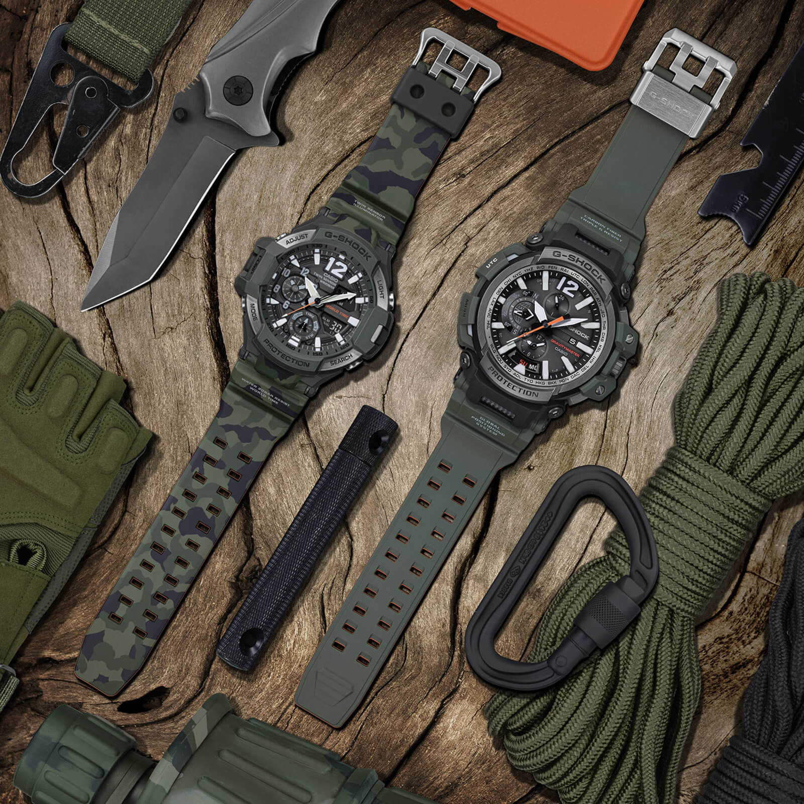 G-Shock Master in Olive Drab Gravitymaster Collection