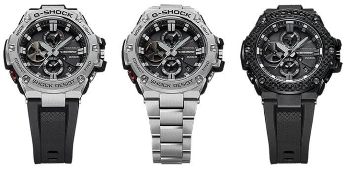 G-Shock G-Acier GST-B100 GST-B100-1A GST-B100D-1A GST-B100X-1A