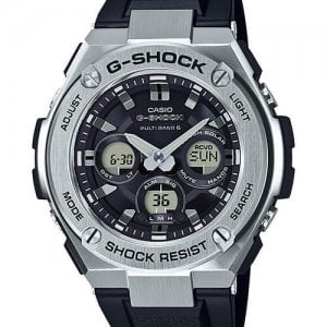 G-Shock G-STEEL GST-W310-1A Silver and Black Mid-Size