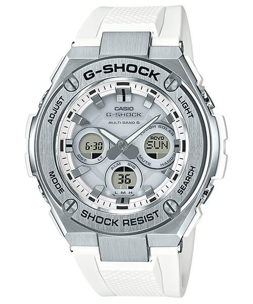 G-Shock G-STEEL GST-W310-7A White Mid-Size