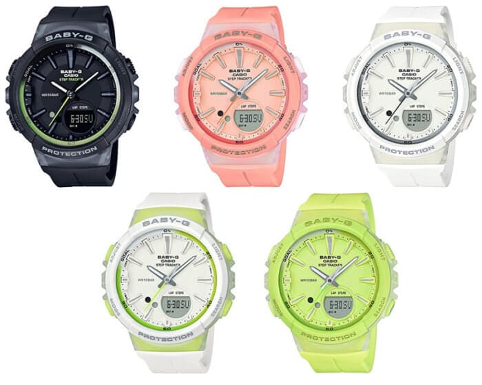 Baby-G BGS-100 Step Counter BGS-100-1A BGS-100-4A BGS-100-7A1 BGS-100-7A2 BGS-100-9A