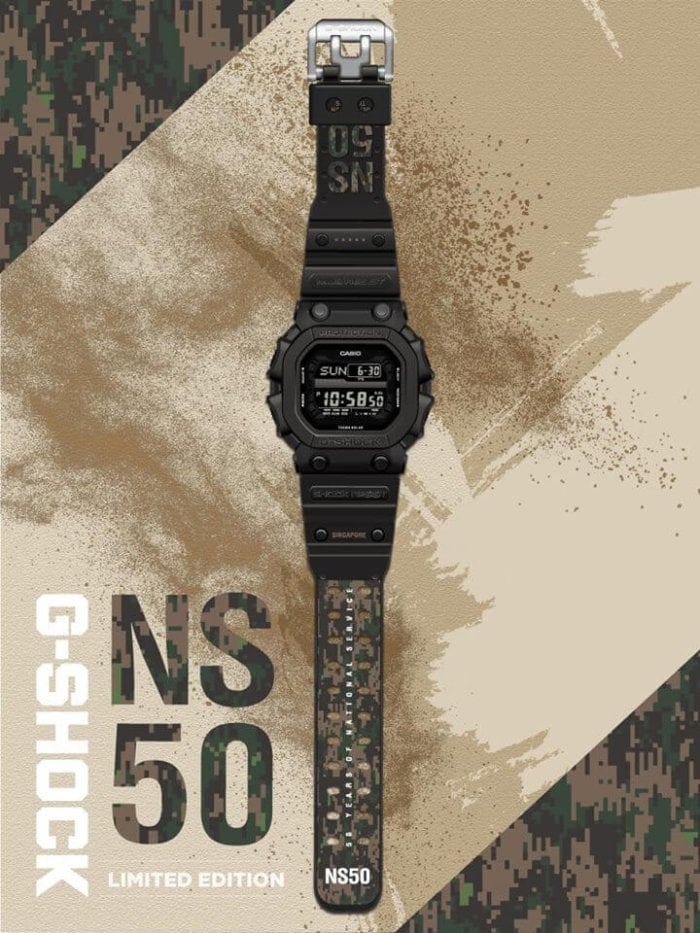 G-Shock NS50 GX-56BB 50 Years of National Service (Singapore)