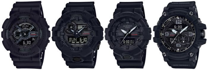 G-Shock Big Bang Black 35th Anniversary GA-135A-1A  G-Shock GA-735A-1A GA-835A-1A GG-1035A-1A