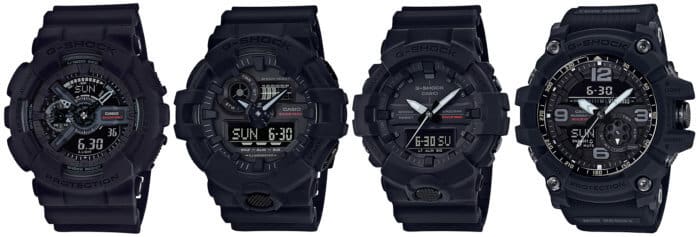 G-Shock Big Bang Black 35th Anniversary GA-135A-1A  G-Shock GA-735A-1A GA-835A-1A GG-1035A-1A