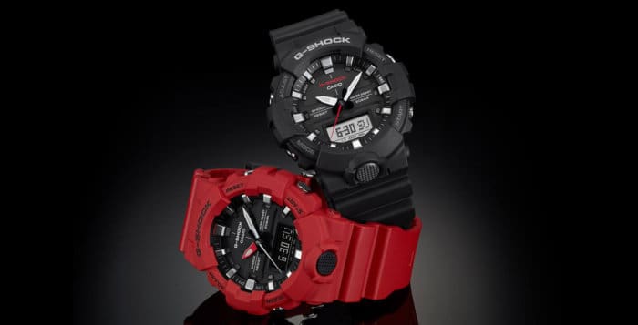 G-Shock GA-800 Black and Red