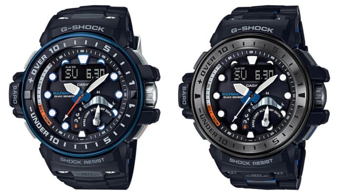 G-Shock Gulfmaster GWN-Q1000A-1A & GWN-Q1000MCA-1A