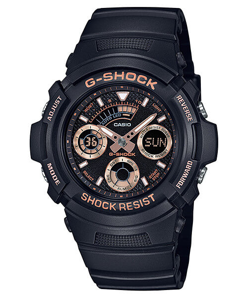 G-Shock AW-591GBX-1A4 Black Rose Gold
