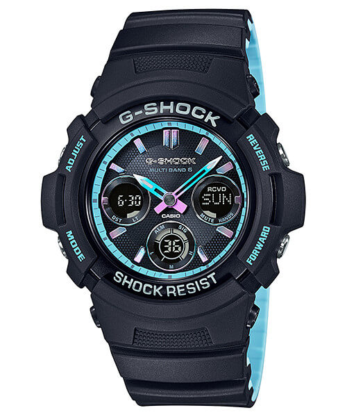 G-Shock AWG-M100SPC-1A Neon Blue