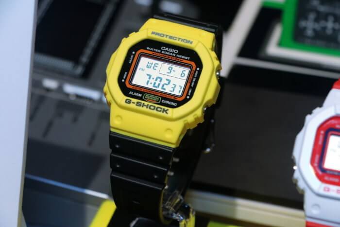 G-Shock DW-5600TB-1 Black and Yellow