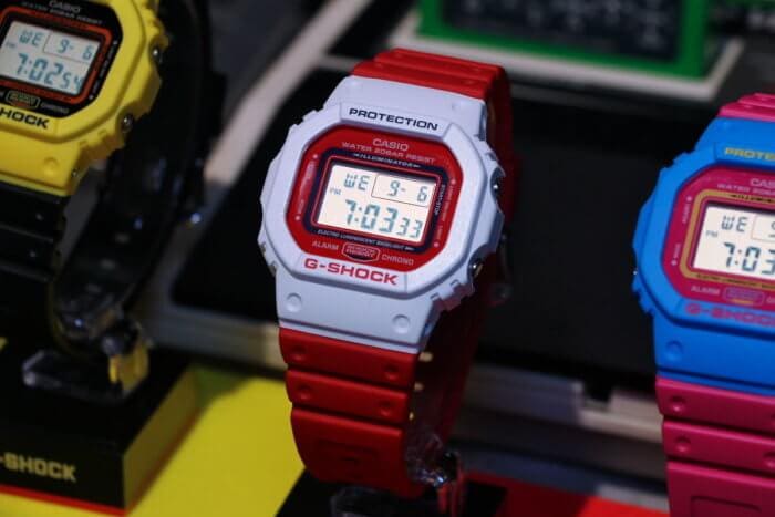 G-Shock DW-5600TB-4A Red and White