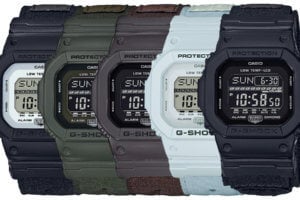 G-Shock G-LIDE GLS-5600CL/WCL with Cloth Band