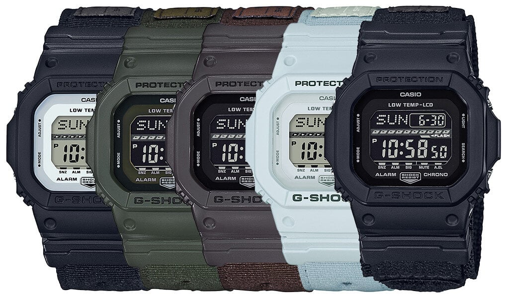 G-Shock G-LIDE GLS-5600CL/WCL with 