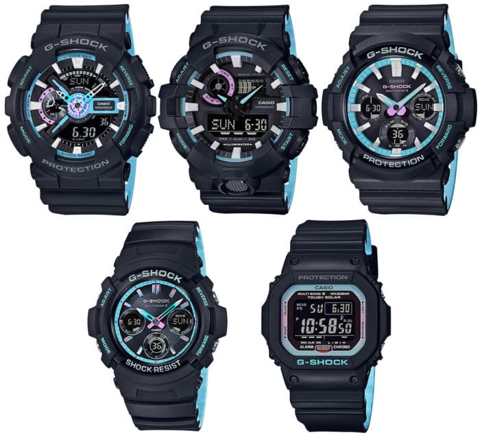 G-Shock GA-110PC-1AJF GA-700PC-1AJF GAW-100PC-1AJF AWG-M100SPC-1AJF GW-M5610PC-1JF