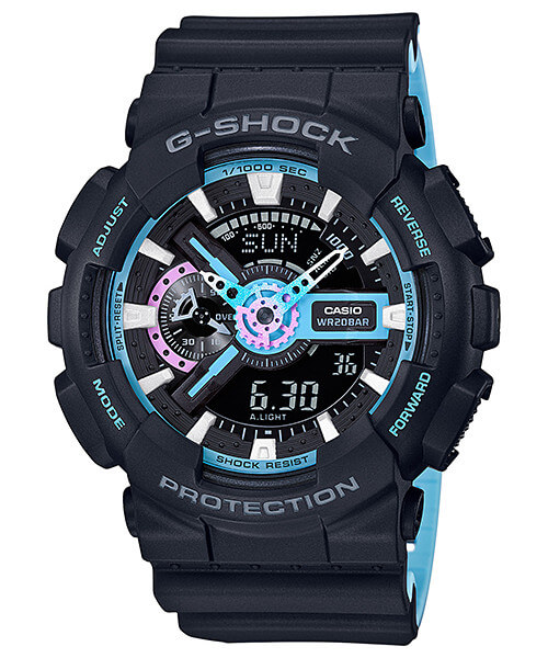 G-Shock GA-110PC-1A Neon Blue