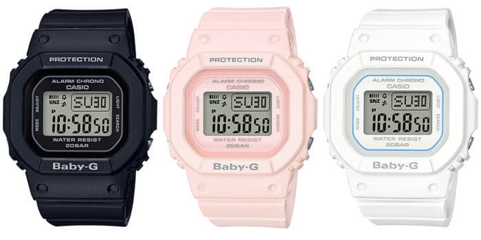 Casio Baby-G BGD-560-1 BGD-560-4 BGD-560-7 Black Pink White