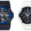 G-Shock GAW-100B & GAS-100B Black-Blue and White-Black