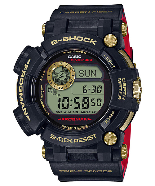 G-Shock GWF-D1035B-1 Frogman Gold Tornado 35th Anniversary