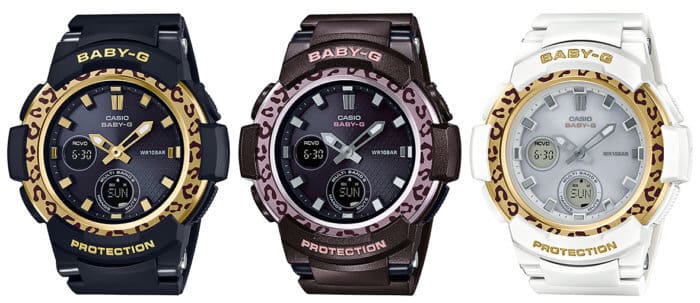 BABY-G BGA-2100LP Leopard Pattern Tough Solar Multi-Band 6 BGA-2100LP-1AJF BGA-2100LP-5AJF BGA-2100LP-7AJF