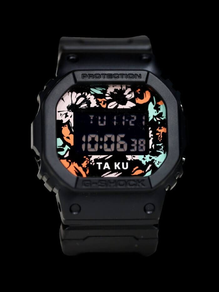 TA-KU x G-Shock DW5600TA-KU-1D Collaboration Watch