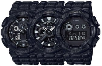 G-Shock Black Leather Texture Series Thumbnail