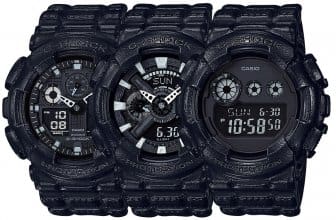 G-Shock Black Leather Texture Series Thumbnail