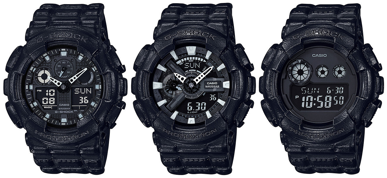 G-Shock Black Out (Leather) Texture 