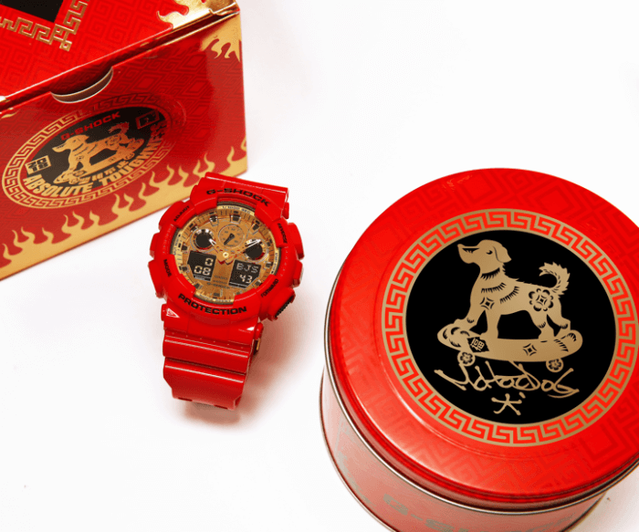 MC HotDog x G-Shock GA-100CX-4A Chinese New Year Edition