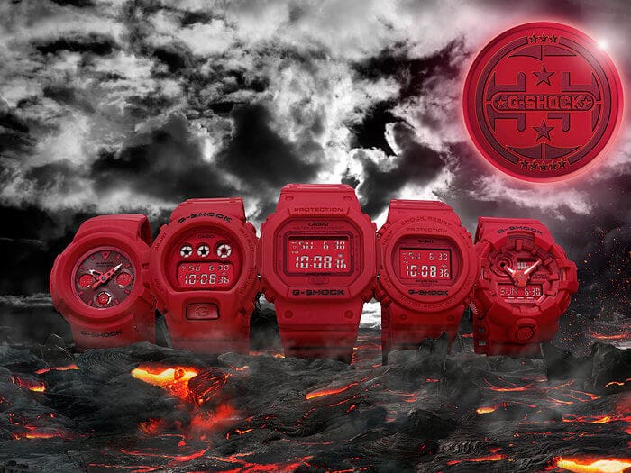 G-Shock 35th Anniversary Red Out Collection - G-Central G-Shock 