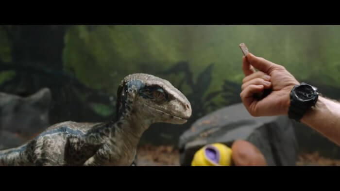 Chris Pratt Casio G-Shock GD-100-1B in Jurassic World: Fallen Kingdom