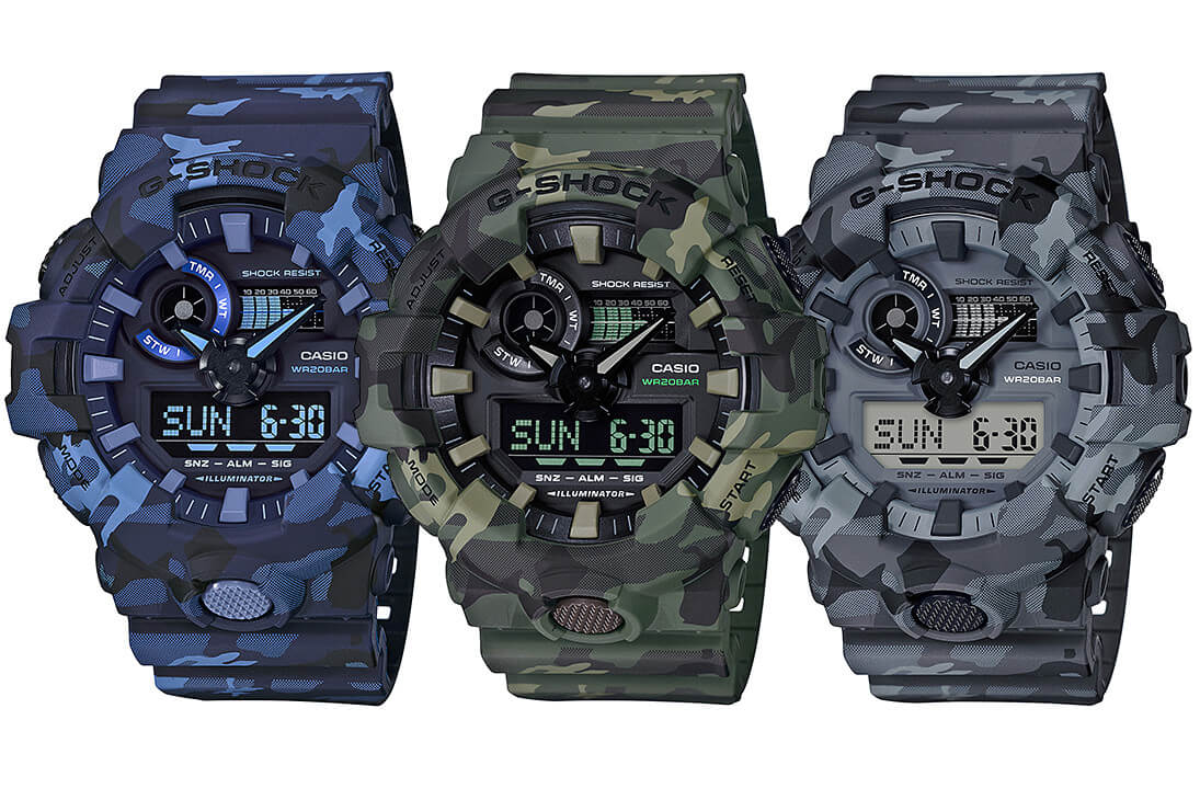 最大68％オフ！ G-SHOCK GA-700CM 迷彩 ecousarecycling.com