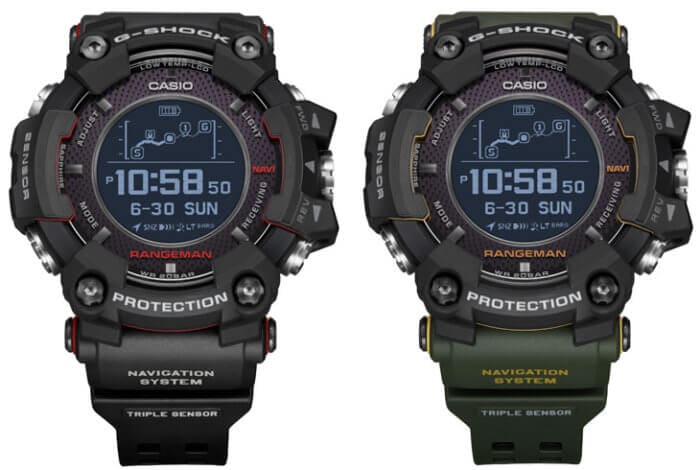 G-Shock Rangeman GPR-B1000 GPR-B1000-1 GPR-B1000-1B Survival Watch with GPS and Sensors