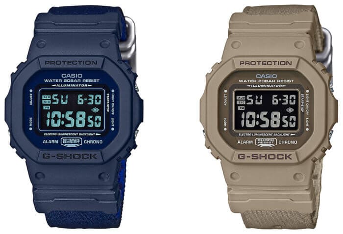 G-Shock DW-5600LU-2 und beige DW-5600LU-8