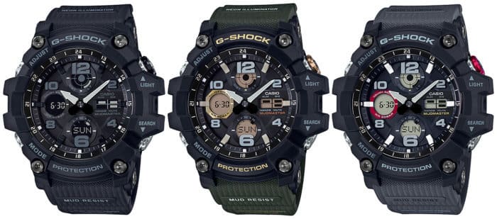 G-Shock Mudmaster GSG-100 Tough Solar GSG-100-1A GSG-100-1A3 GSG-100-1A8