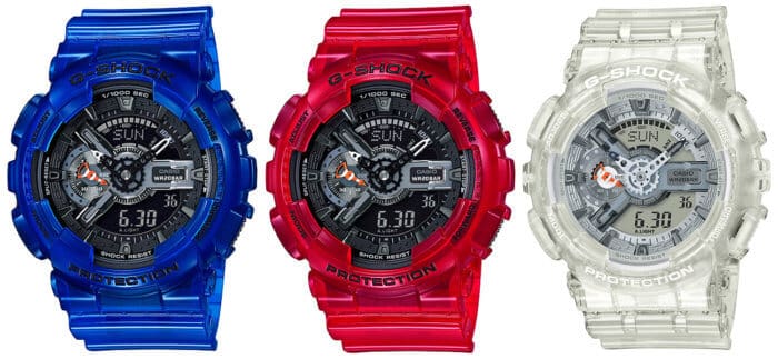 G-Shock GA-110CR-2A GA-110CR-4A GA-110CR-7A Coral Reef Color