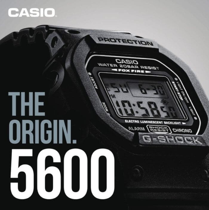 The Origin. 5600 G-Shock Catalog