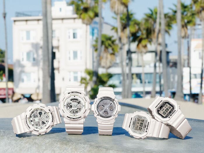 G-Shock Marine White Series For Spring and Summer