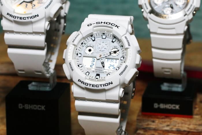 G-Shock GA-100MW-7A Marine White