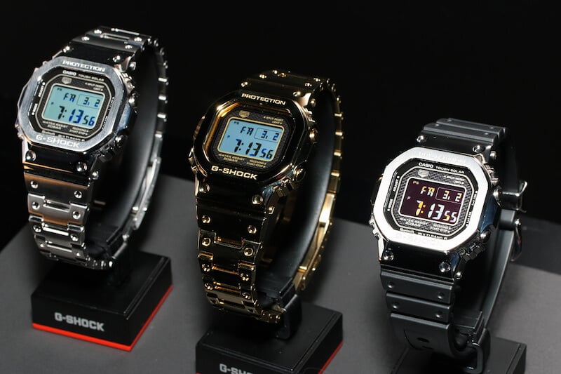 G-Shock GMW-B5000-1 Stainless Steel with Resin Band (U.S.: GMWB5000-1)
