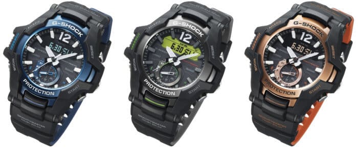 G-SHOCK GR-B100 GRAVITYMASTER GR-B100-1A2 GR-B100-1A3 GR-B100-1A4 with Bluetooth and Tough Solar