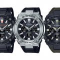 G-Shock G-STEEL GST-W130 with Tough Leather Band and Neon Illuminator