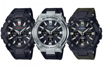 G-Shock G-STEEL GST-W130 with Tough Leather Band and Neon Illuminator