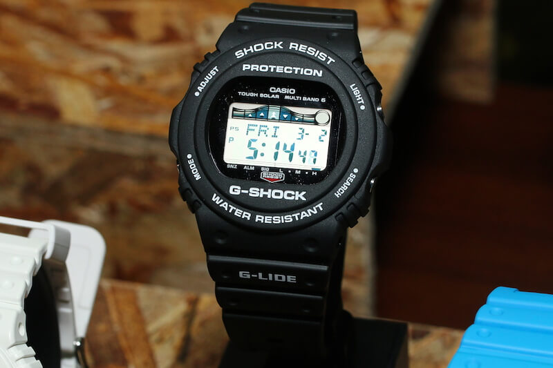 G-Shock G-LIDE GWX-5700 Tough Solar/Multi-Band 6 with Tide