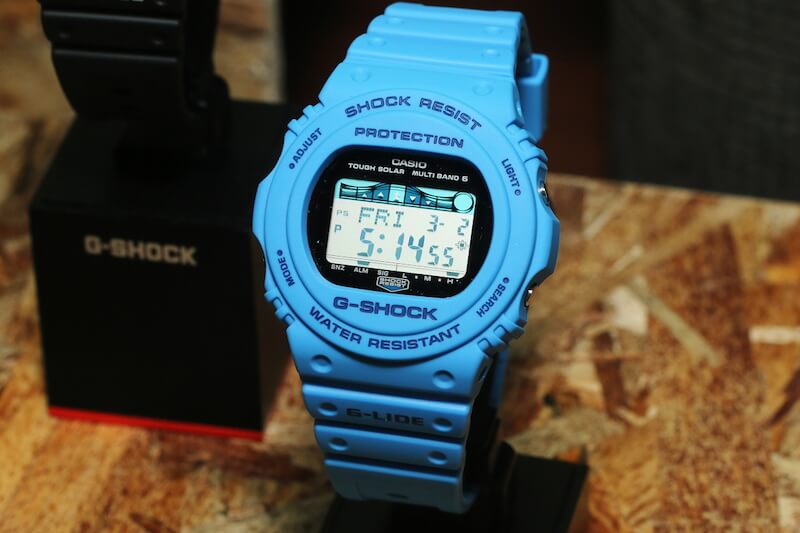 G Shock G Lide Gwx 5700 Tough Solar Multi Band 6 With Tide G Central G Shock Watch Fan Blog
