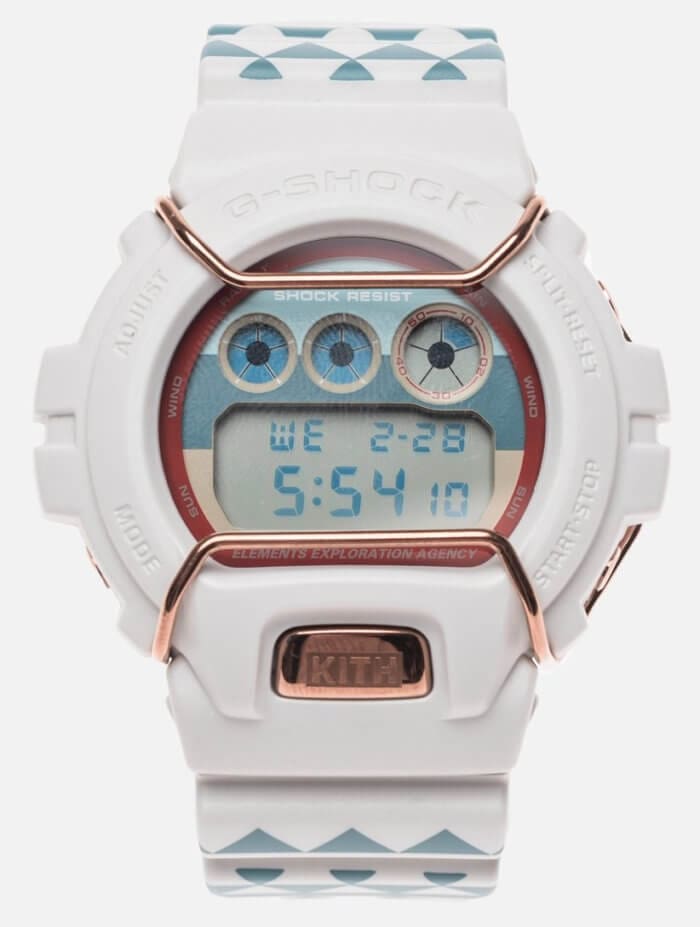 Kith x Casio G-Shock DW-6900KTH-7 Sea Salt Collaboration Watch