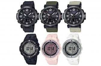 Casio Pro Trek PRG-330 and PRW-6600