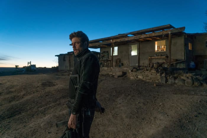 Benicio del Toro in Sicario: Day of the Soldado with Casio G-Shock DW-9052