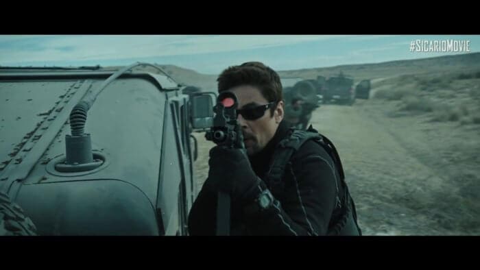 Benicio del Toro wears Casio G-Shock DW-9052 in Sicario: Day of the Soldado