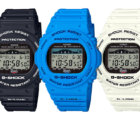 G-Shock G-LIDE GWX-5700CS with Tide Graph in Black Blue and White
