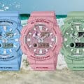 G-Shock G-LIDE GAX-100CSA Blue GAX-100CSA-2AJF, Pink GAX-100CSA-4AJF, Green GAX-100CSB-3AJF