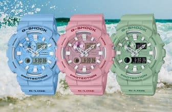 G-Shock G-LIDE GAX-100CSA Blue GAX-100CSA-2AJF, Pink GAX-100CSA-4AJF, Green GAX-100CSB-3AJF